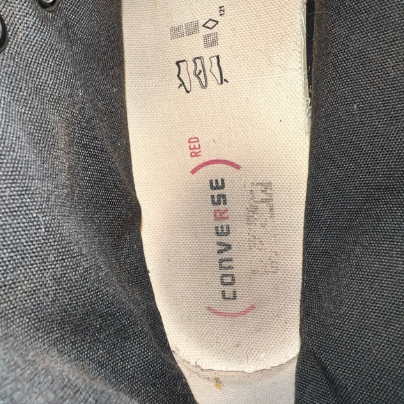 Converse Rare High Top Sneakers Product Red Campaign Men 11.5 Woman 13.5 - Picture 8 of 9